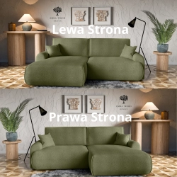 Narożnik z funkcją spania NABOO Tkanina Coral 25